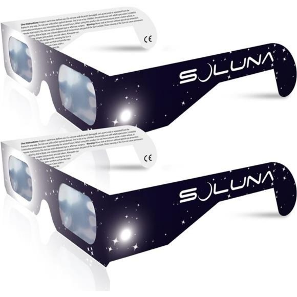 2 Solar Eclipse Glasses AAS Approved 2024 - Made in the USA CE and ISO Certified - Picture 1 of 7